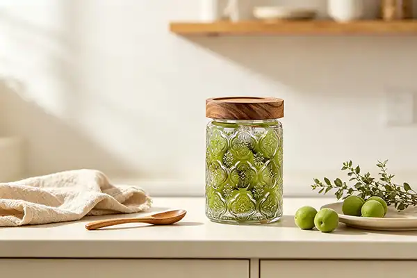 How to design nordic style glass jar?